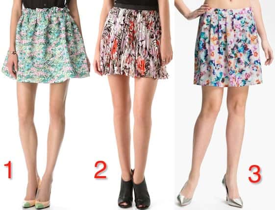 How to Wear: 5 Ways To Balance Out Floral Mini Skirts